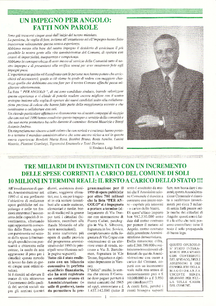 Relazione di fine mandato