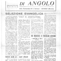 La voce di Angolo - Agosto 1960