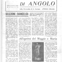 La voce di Angolo - Maggio 1961