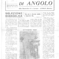 La voce di Angolo - Ottobre 1961