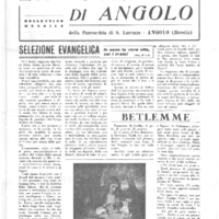 La voce di Angolo - Dicembre 1961